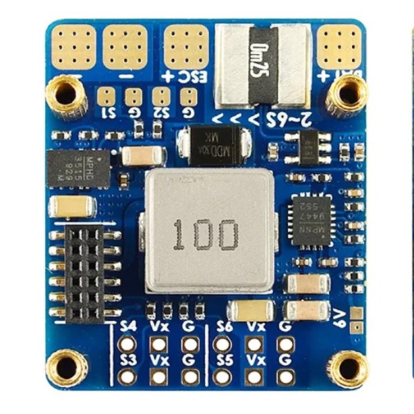 HOT Matek Mateksys F411-WTE Flight Controller STM32F411 Built-in BEC Output 2-6S ESC 90A Current Senor for Fixed Wing Drone